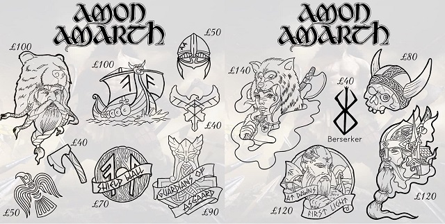 Amon amarth viking tattoos